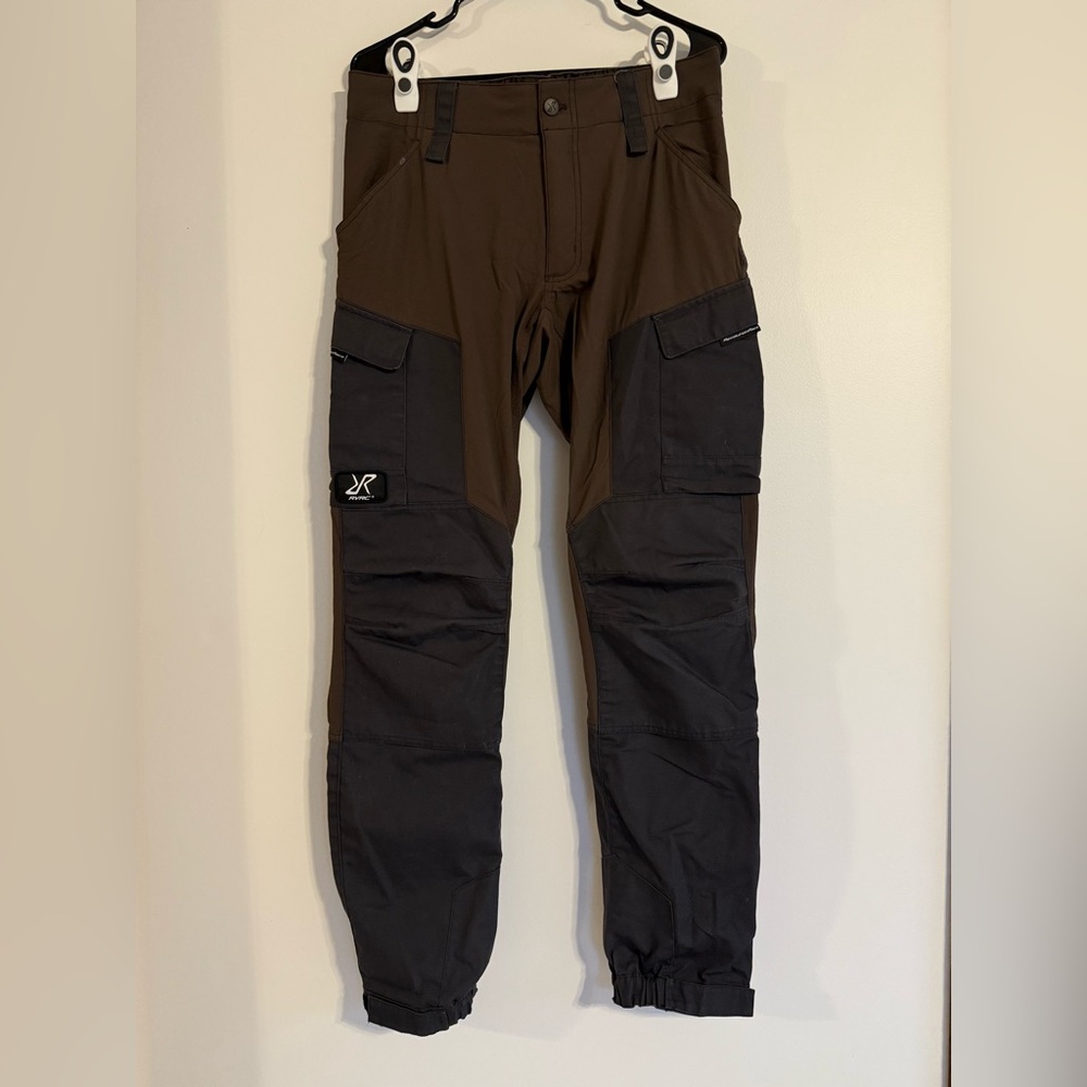 Revolution Race Men's Olive Black Cargo Pants 32/31 Fjallraven Gorpcore